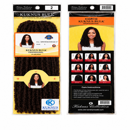 Kuknus Baby Dread locks Bulk Synthetic Braiding Hair