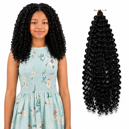 Kuknus Synthetic Baby Water Bulk Braids 14"