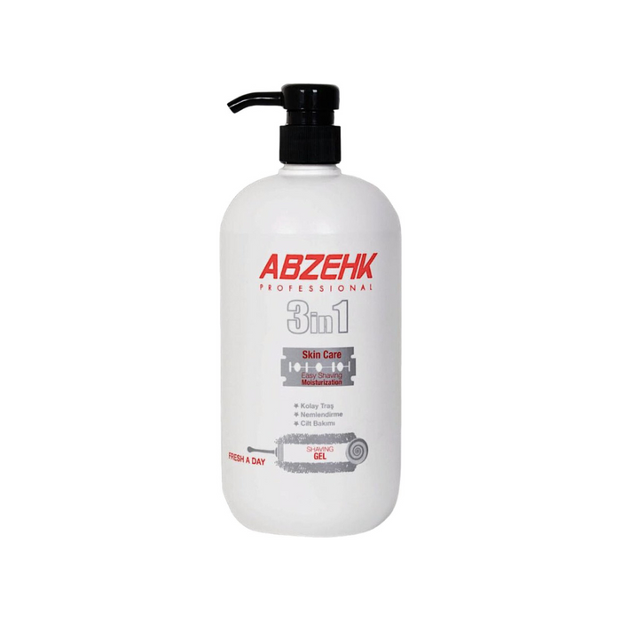 Abzehk 3 in 1 Shaving Gel 1L - Beauty and Hair Supply