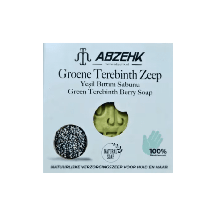 Abzehk Groene Terebinth Zeep 125g - Beauty and Hair Supply