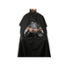 Abzehk Star Barber Cape With Window(Hooked Close)-size 130X148cm-Black - Beauty and Hair Supply