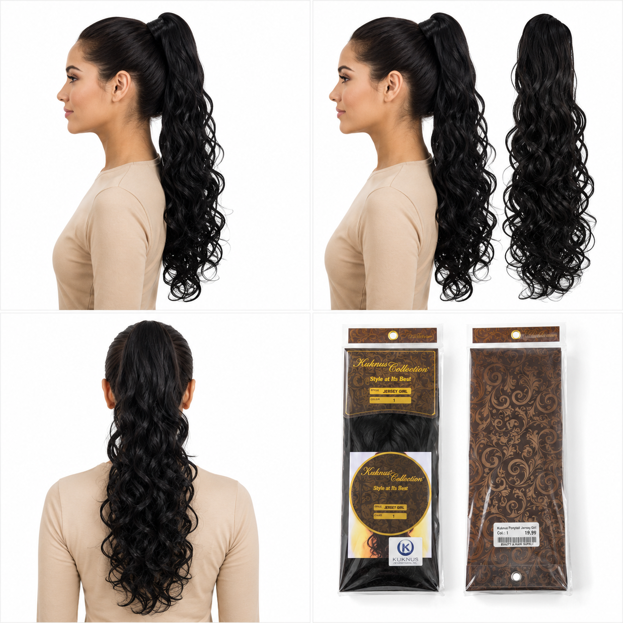 Kuknus Ponytail Style Jersey Girl