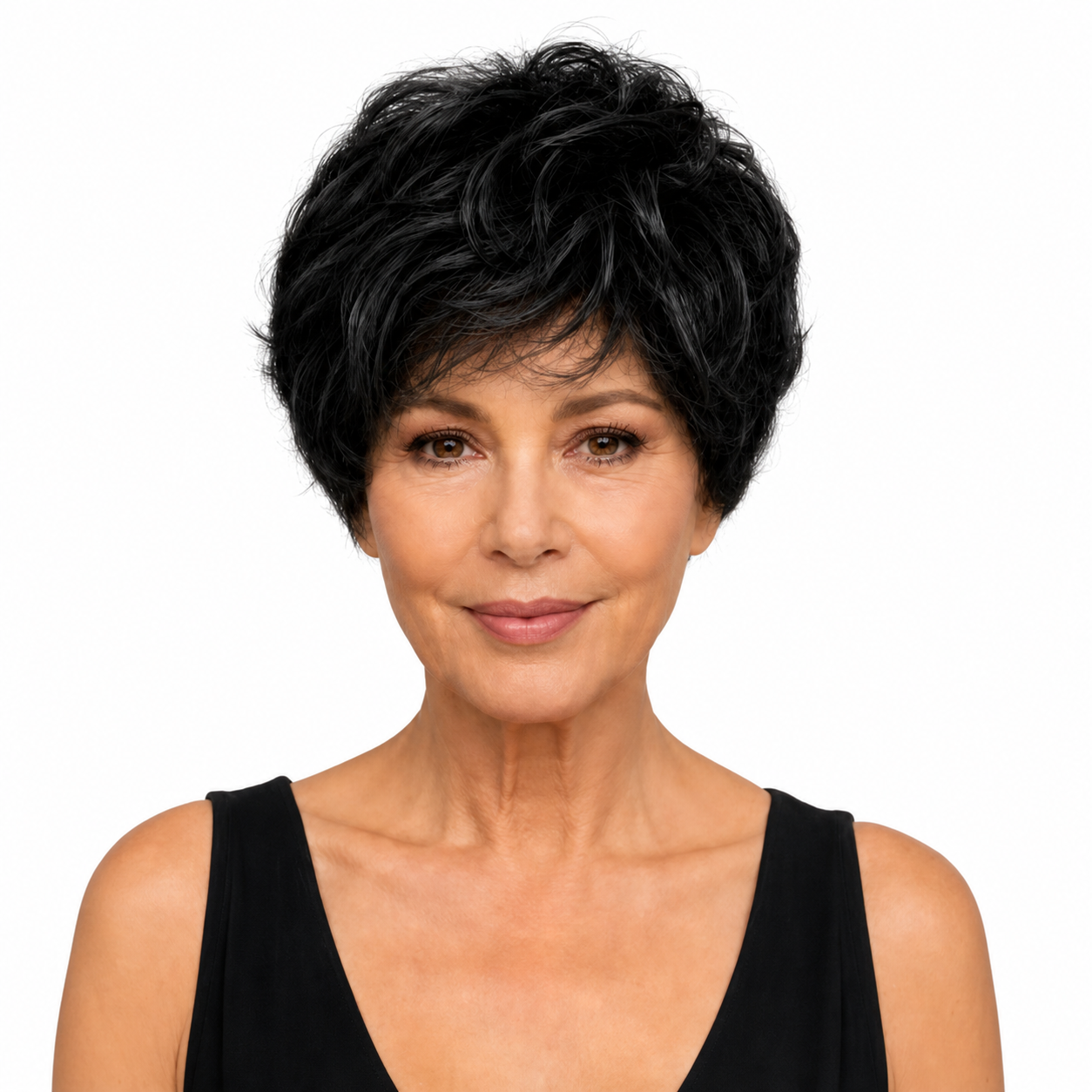 Kuknus Javeeria -  Premium Synthetic Short Curly wig