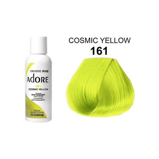 Adore Semi Permanent Hair Color #161 Cosmic Yellow 118ml - Beauty and Hair Supply