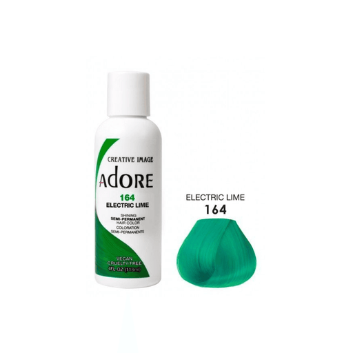 Adore Semi Permanent Hair Color #164 Electric Lime 118ml - Beauty and Hair Supply