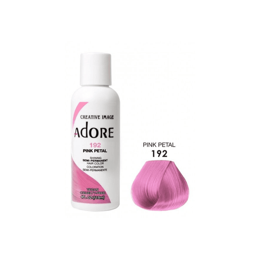 Adore Semi Permanent Hair Color #192 Pink Petal 118ml - Beauty and Hair Supply