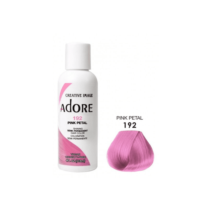 Adore Semi Permanent Hair Color #192 Pink Petal 118ml - Beauty and Hair Supply