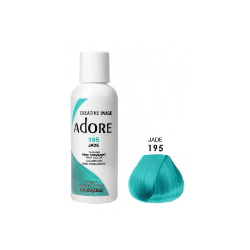 Adore Semi Permanent Hair Color #195 Jade 118ml - Beauty and Hair Supply