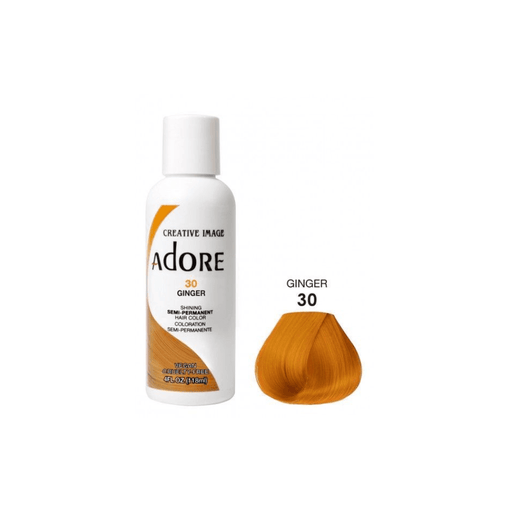 Adore Semi Permanent Hair Color #30-Ginger 118ml - Beauty and Hair Supply