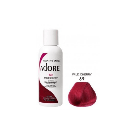 Adore Semi Permanent Hair Color #69 Wild Cherry 118ml - Beauty and Hair Supply