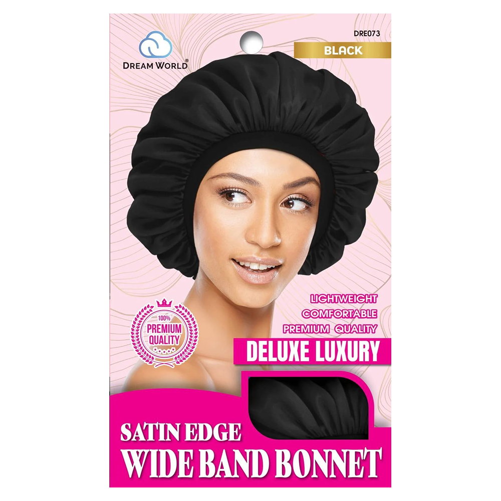 Dream World W-Wide Band Bonnet Satin