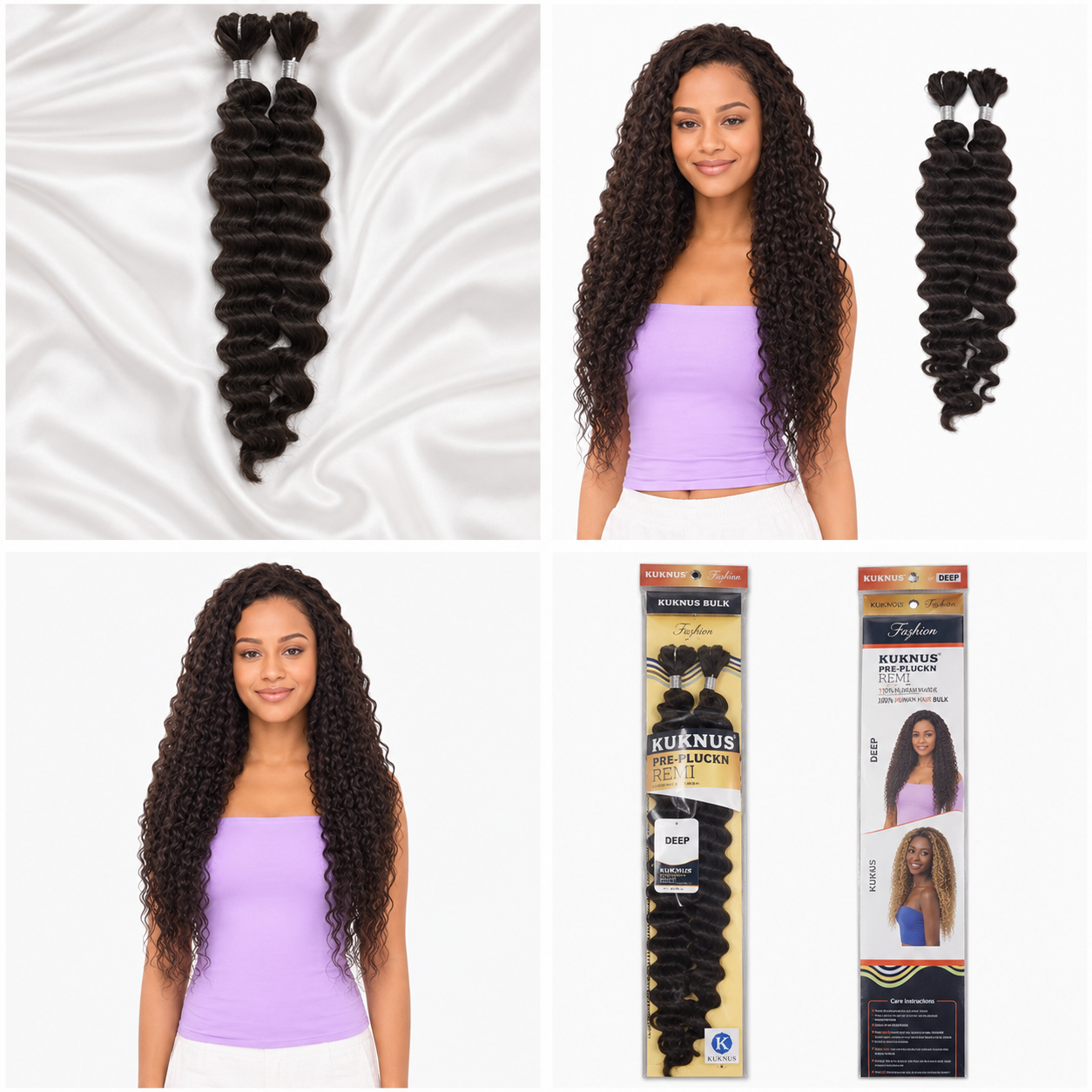 Kuknus Style Peruvian Remi Boho Deep Twist Synthetic Bulk
