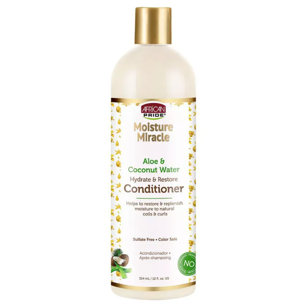 African Pride Moisture Miracle Aloe Conditioner 12oz-All-Beauty and hair supply