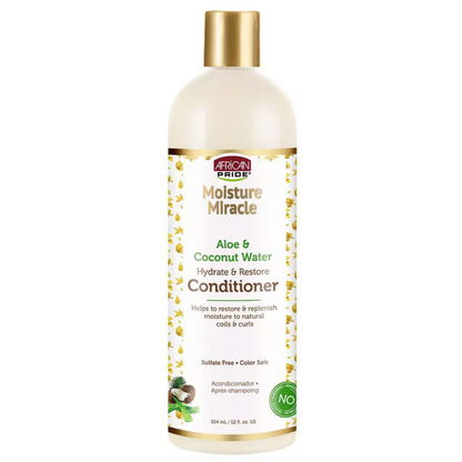 African Pride Moisture Miracle Aloe Conditioner 12oz-All-Beauty and hair supply