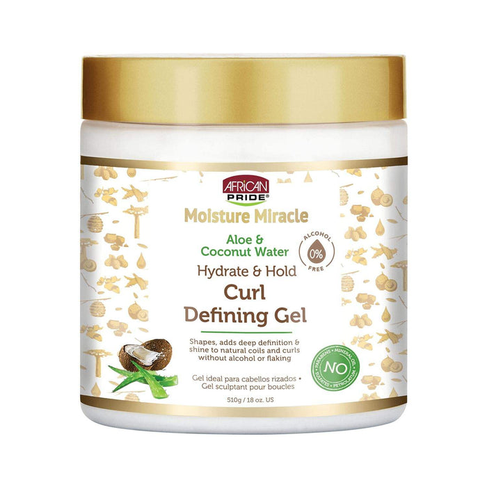 African Pride Moisture Miracle Curl Defining Gel 510g - Beauty and Hair Supply