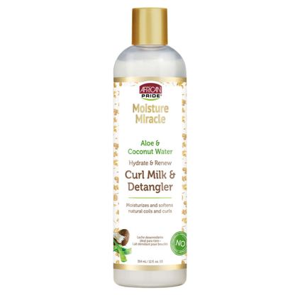 African Pride Moisture Miracle Curl Milk &amp; Detangler 354ml-Leave-in Cream-Beauty and hair supply