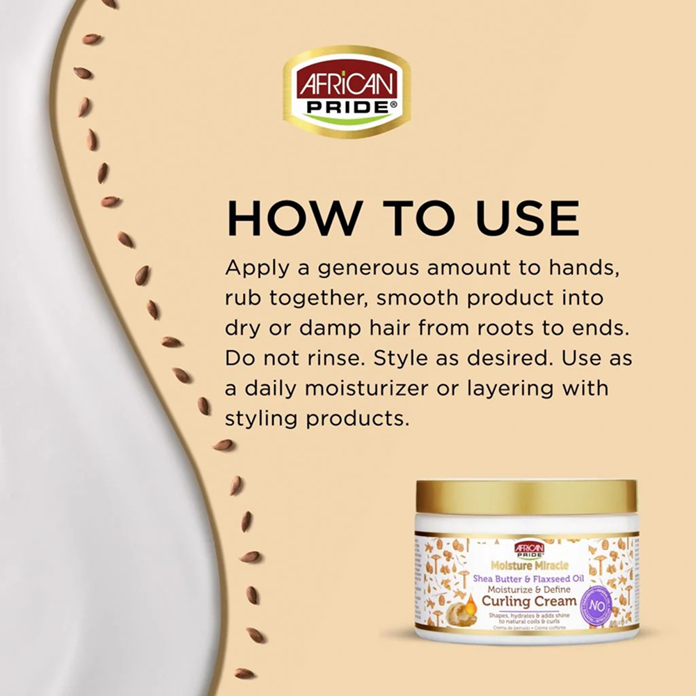 African Pride Moisture Miracle Curling Cream 12oz-All-Beauty and hair supply