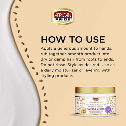 African Pride Moisture Miracle Curling Cream 12oz-All-Beauty and hair supply