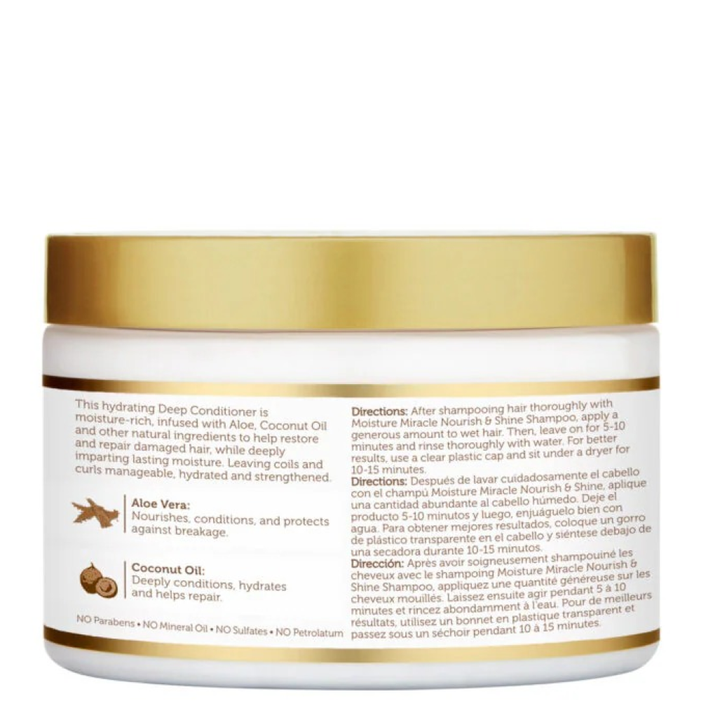 African Pride Moisture Miracle Deep Conditioner 12oz-All-Beauty and hair supply