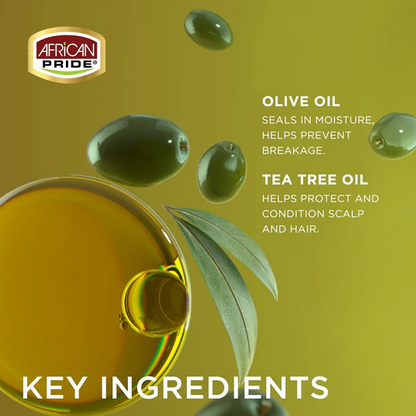African Pride Olive Magical Growth Sheen 226g-Treatment-Beauty and hair supply