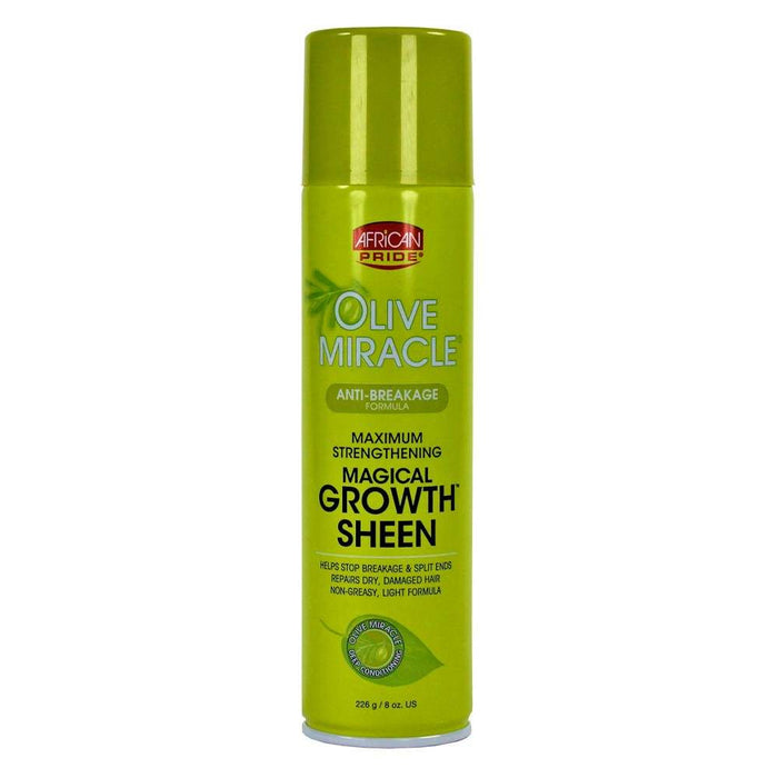 African Pride Olive Magical Growth Sheen 60ml - Beauty and Hair Supply