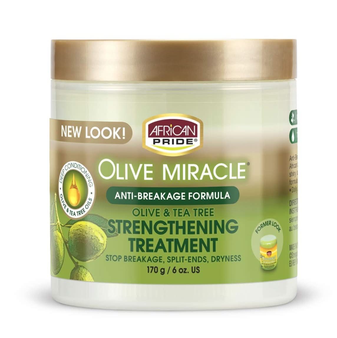 African Pride Olive Miracle Anti-Breakage Cream 5.3oz-Hair Cream-Beauty and hair supply