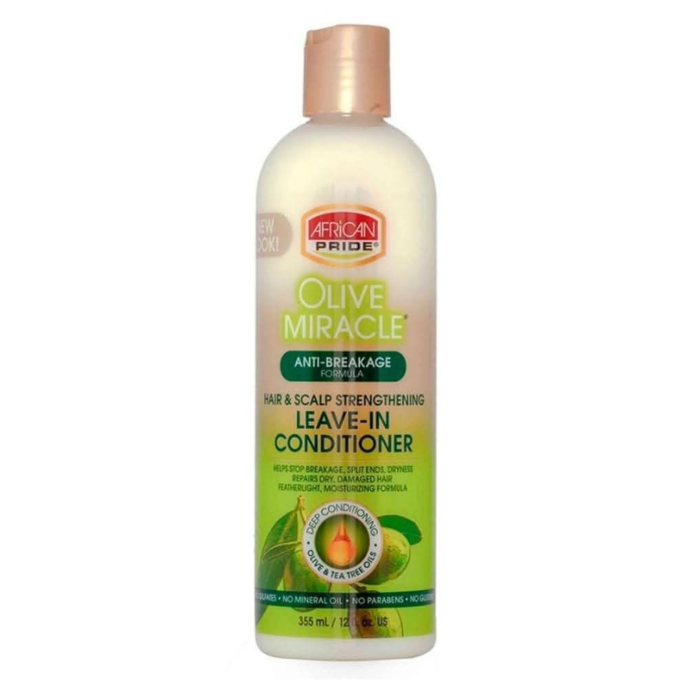 African Pride Olive Miracle Leave-In Conditioner 355ml-Leave-in Conditioner-Beauty and hair supply