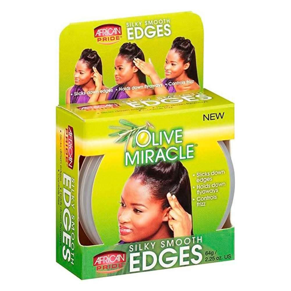 African Pride Olive Smooth Edges Control Gel-Gel-Beauty and hair supply