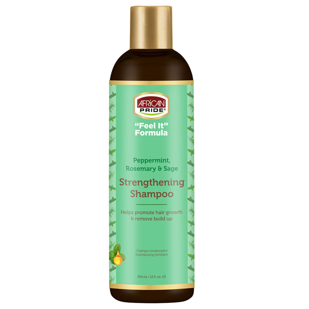 African Pride Peppermint &amp; Rosemary Strengthening Shampoo 354ml-Strengthening Shampoo-Beauty and hair supply