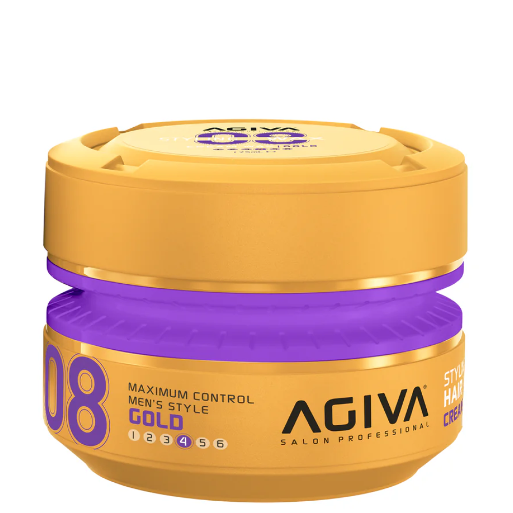 Agiva Styling Hair Wax Cream Gold 175ml-All-Beauty and hair supply