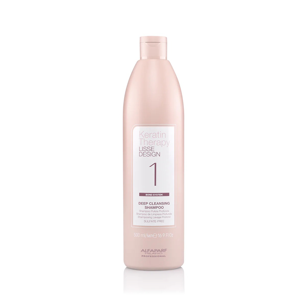 Alfaparf Keratin Therapy Lisse Design 1 Deep Cleansing Shampoo 500ml-Clarifying Shampoo-Beauty and hair supply
