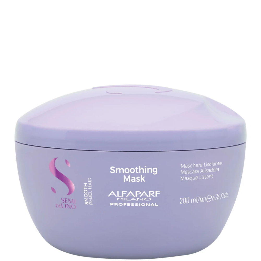 Alfaparf Milano Semi Di Lino Smoothing Mask 200ml-Hair Mask-Beauty and hair supply