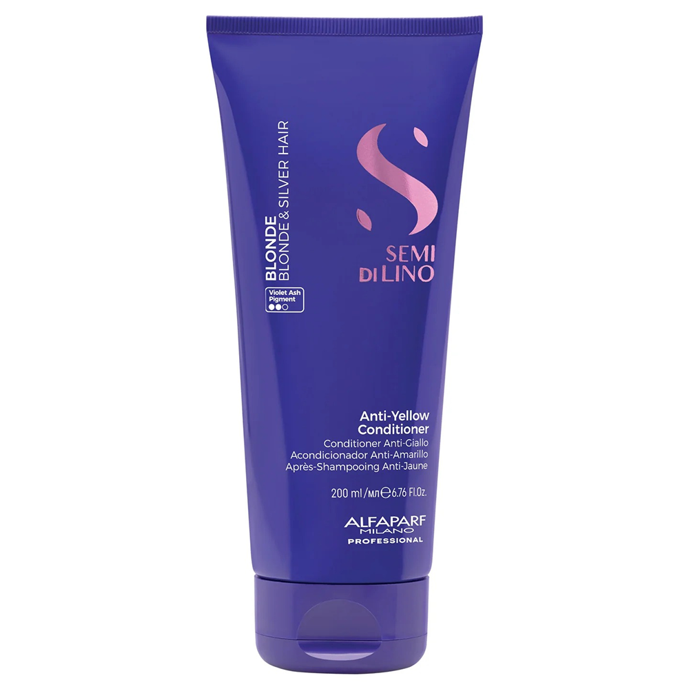 Alfaparf Sdl Blonde Anti-Yellow Conditioner 200ml-Toning Conditioner-Beauty and hair supply