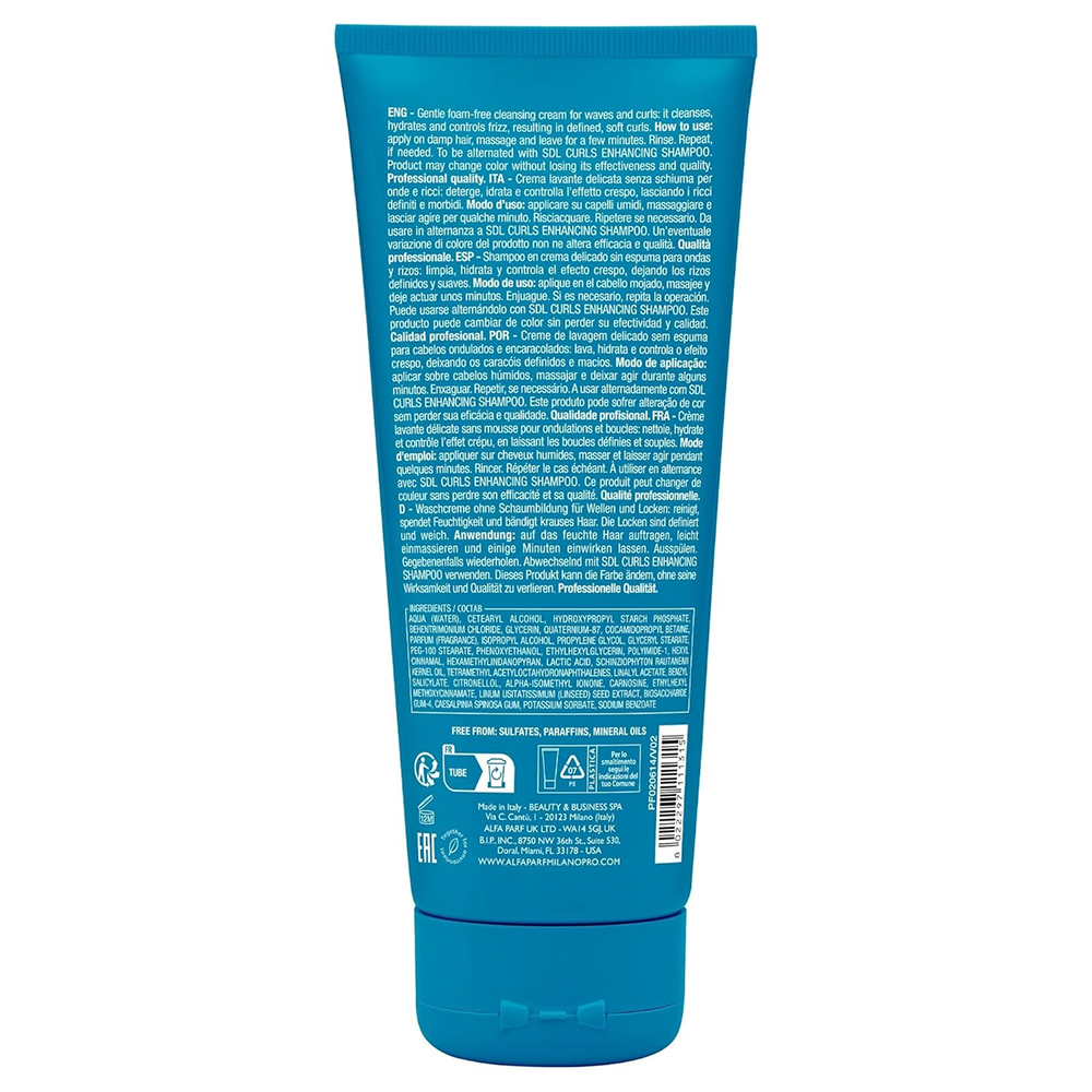 Alfaparf Semi Di Lino Curls Hydrating Co-Wash 200ml-Co-Wash-Beauty and hair supply