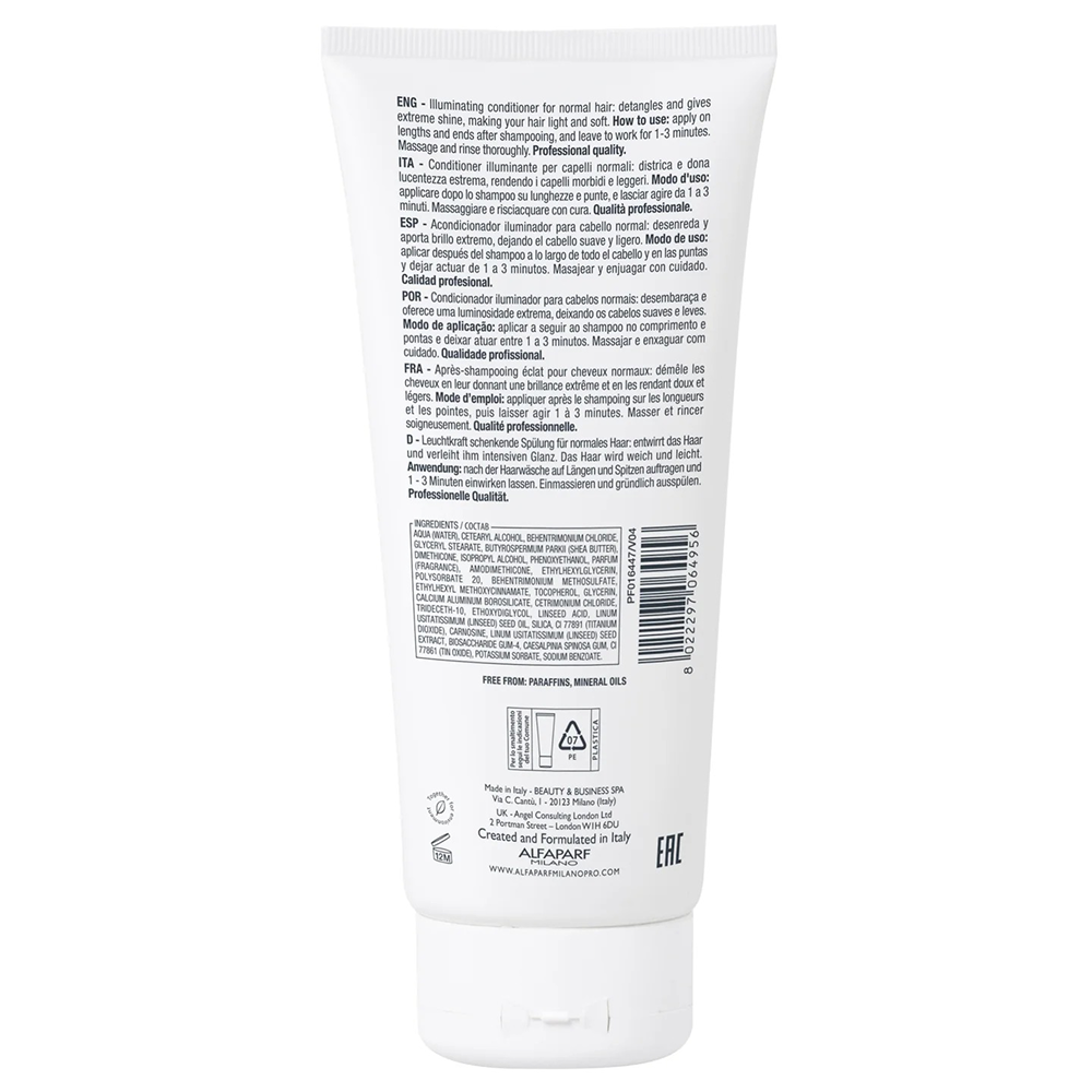 Alfaparf Semi Di Lino Diamond Illuminating Conditioner 200ml-Moisturizing Conditioner-Beauty and hair supply