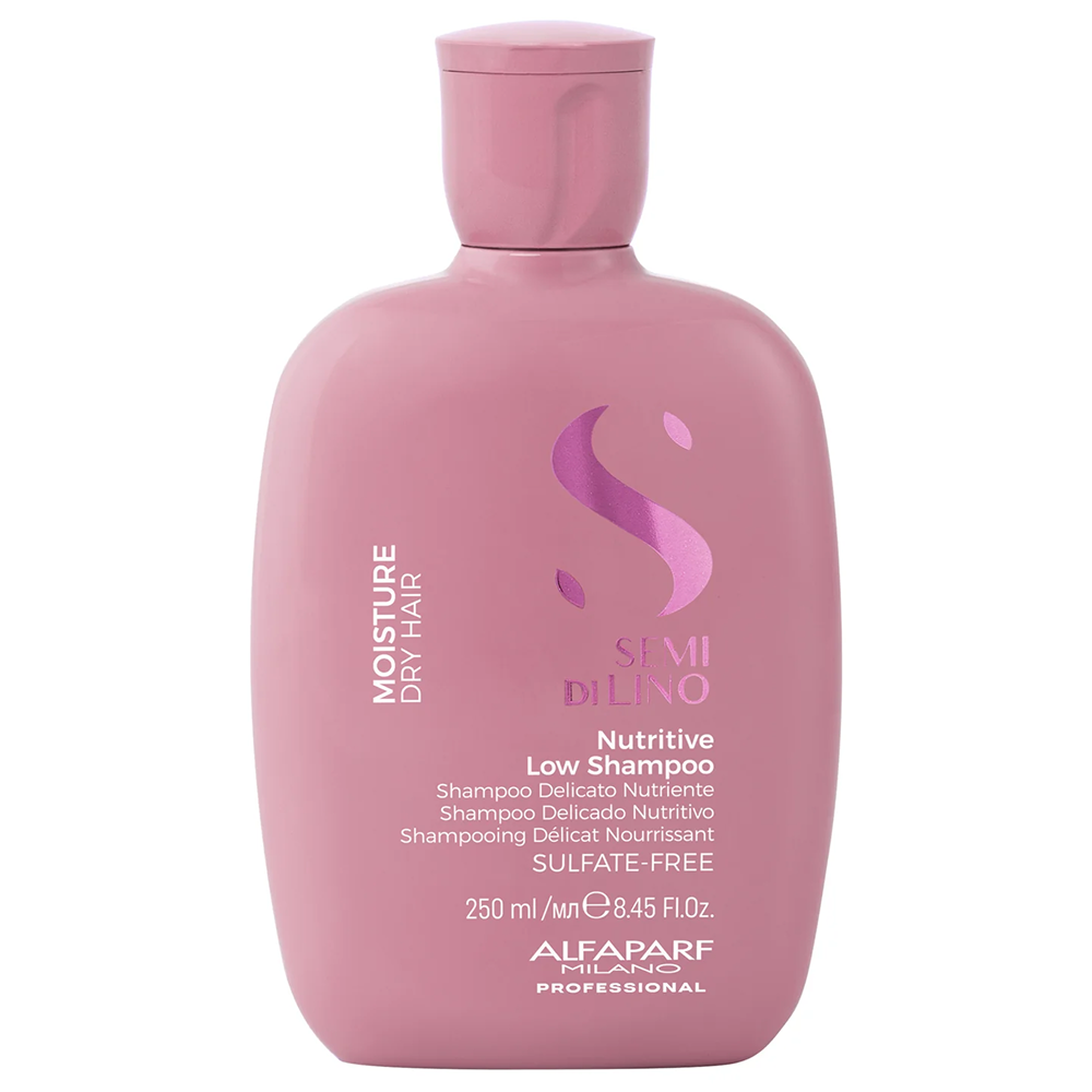 Alfaparf Semi Di Lino Moisture Nutritive Low Shampoo 250ml-Moisturising Shampoo-Beauty and hair supply