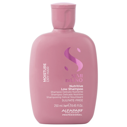 Alfaparf Semi Di Lino Moisture Nutritive Low Shampoo 250ml-Moisturising Shampoo-Beauty and hair supply