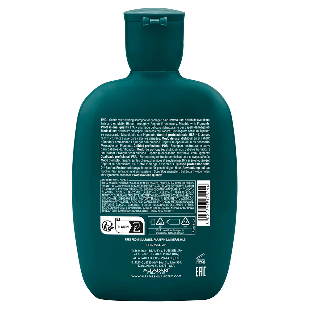 Alfaparf Semi Di Lino Reconstruction Reparative Low Shampoo 250ml-Gentle Shampoo-Beauty and hair supply