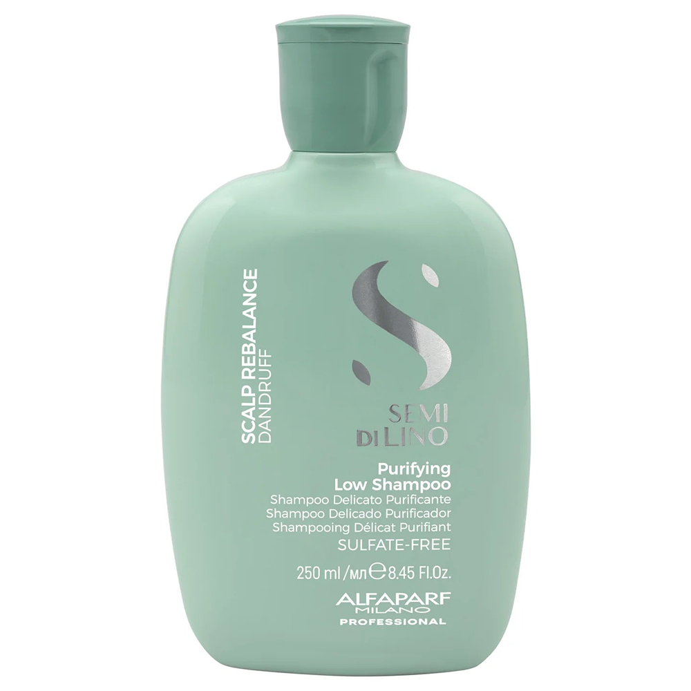 Alfaparf Semi Di Lino Scalp Rebalance Purifying Low Shampoo 250ml-Scalp Care Shampoo-Beauty and hair supply