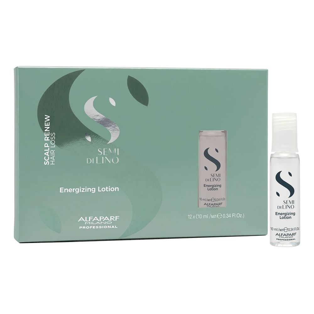 Alfaparf Semi Di Lino Scalp Renew Energizing Lotion 12X10ml-Hair Lotion-Beauty and hair supply