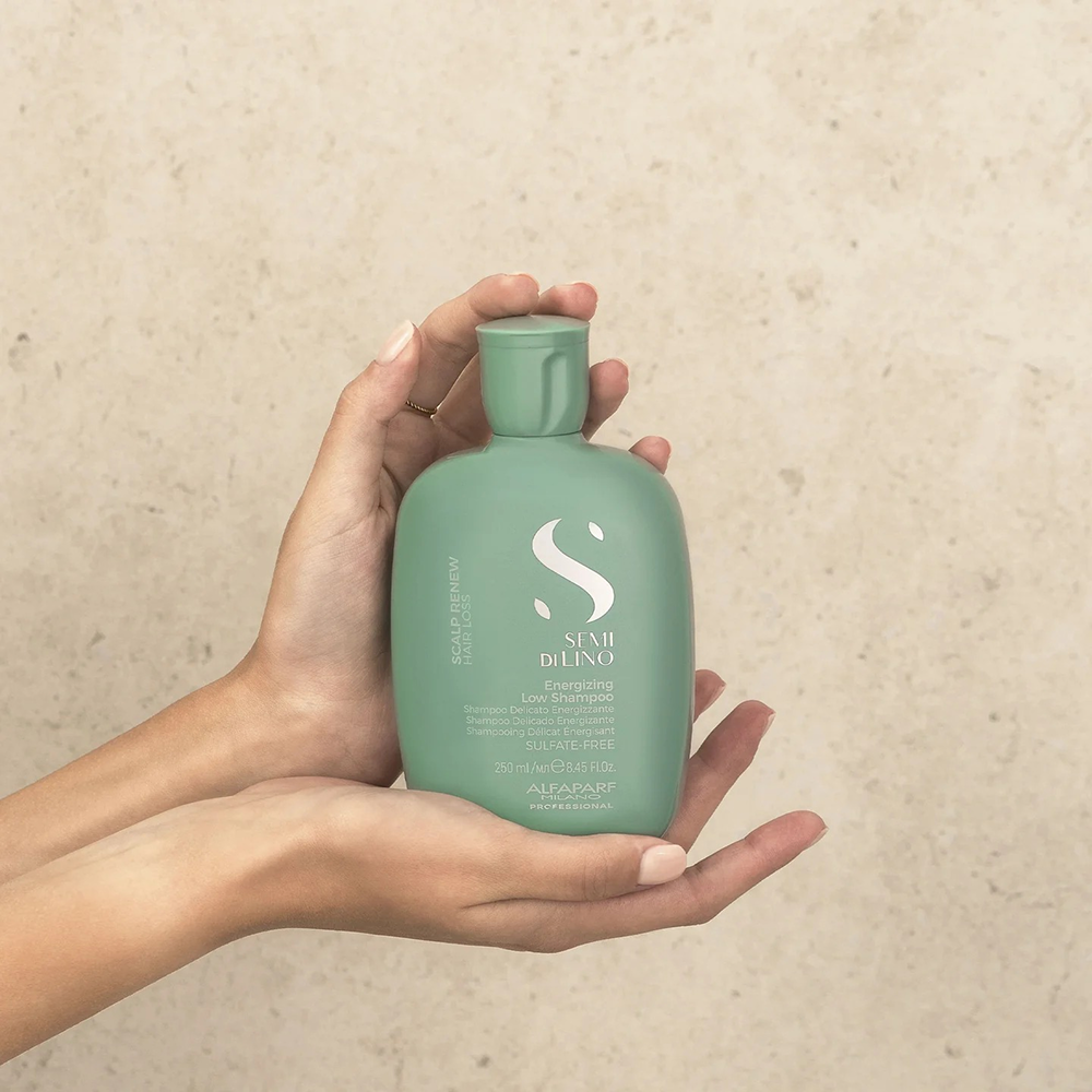 Alfaparf Semi Di Lino Scalp Renew Energizing Low Shampoo 250ml-Gentle Shampoo-Beauty and hair supply