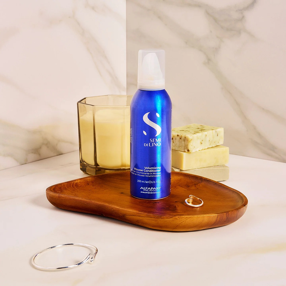 Alfaparf Semi Di Lino Volumizing Mousse Conditioner 200ml-Volumizing Conditioner-Beauty and hair supply