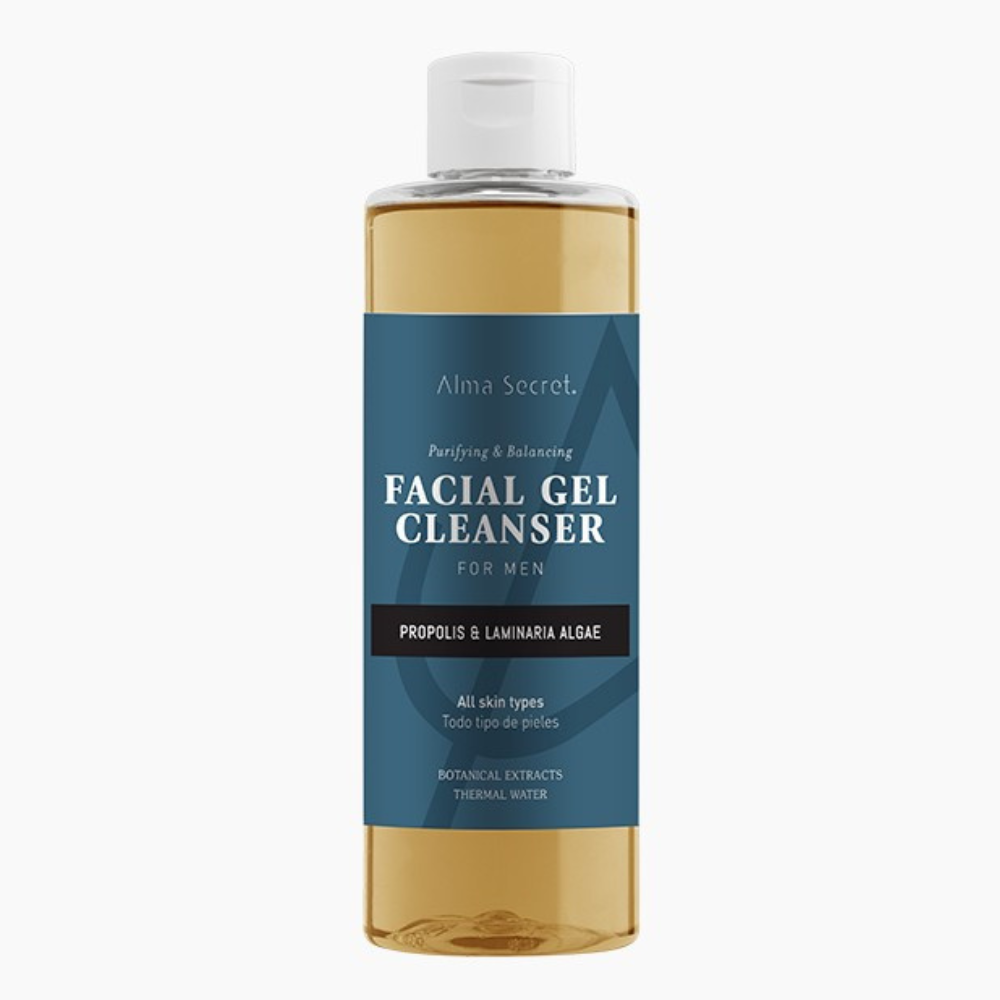Alma Secret Purifying Facial Cleansing Gel for Men 200ml-Face Wash-Beauty and hair supply