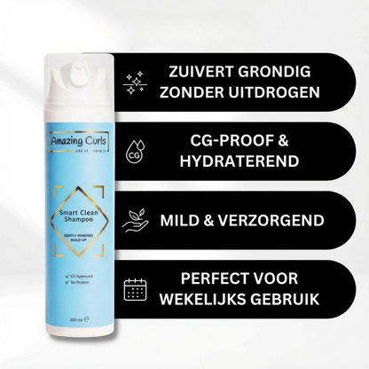 Amazing Curls Smart Clean Shampoo 200ml-Gentle Shampoo-Beauty and hair supply