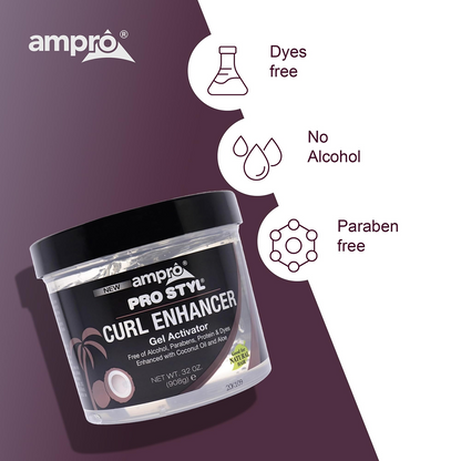Ampro Curl Enhancer Gel Activator Regular 32oz-All-Beauty and hair supply