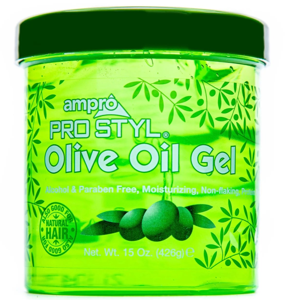 Ampro Olive Oil Styling Gel 15oz-All-Beauty and hair supply