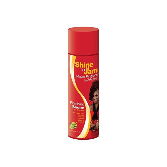 Ampro Shine 'n Jam Magic Fingers Finishing Sheen Spray for Braiders 326g - Beauty and Hair Supply