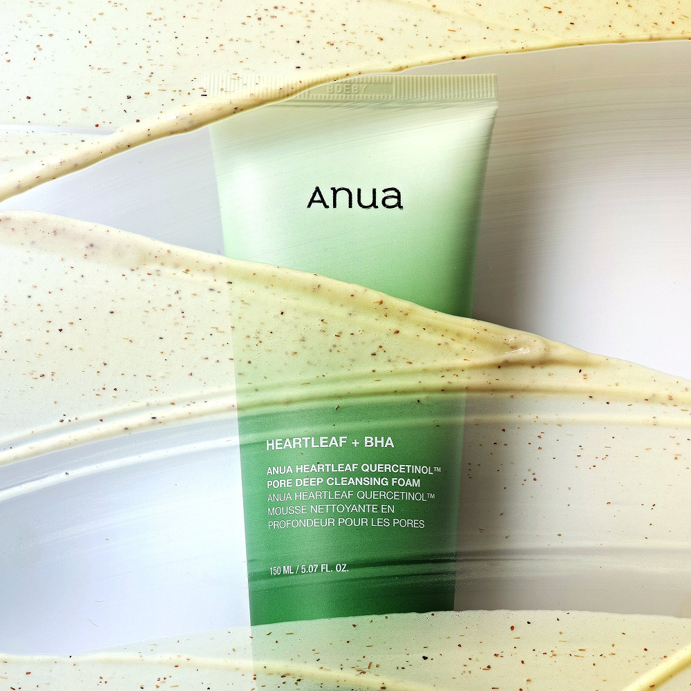 Anua Heartleaf Quercetinol Pore Deep Cleansing Foam 150ml-Face Wash-Beauty and hair supply