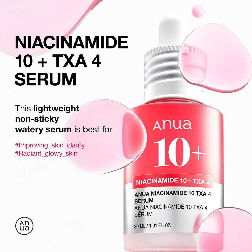 Anua Niacinamide 10% + TXA 4% Serum 30ml-Niacinamide Serum-Beauty and hair supply