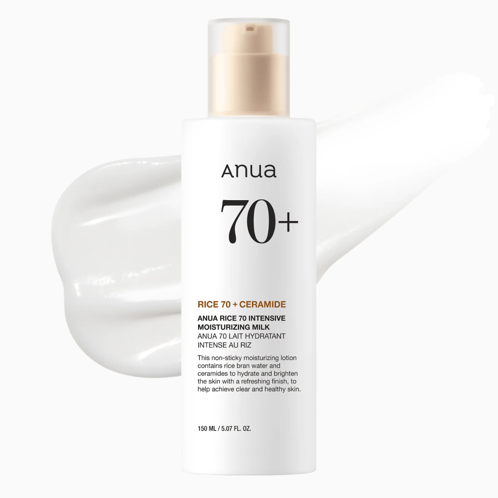 Anua Rice 70 Intensive Moisturizing Milk Lotion 150ml-Collagen Glow Moisturizer-Beauty and hair supply